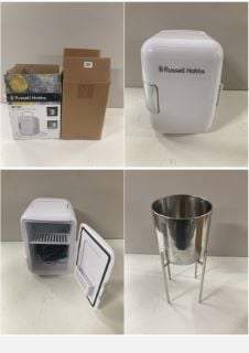 HOMEWARES TO INCLUDE A RUSSELL HOBBS MINI COOLER