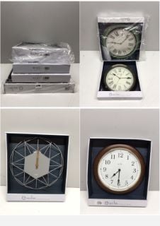 4 X JOHN LEWIS WALL CLOCKS