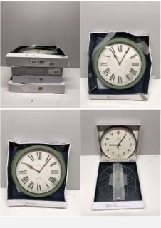 4 X JOHN LEWIS WALL CLOCKS