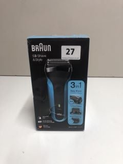 BRAUN S3 SHAVE AND STYLE