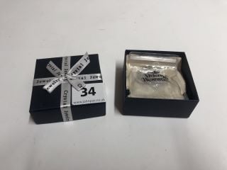 VIVIENNE WESTWOOD PENDANT AND CHAIN BOXED