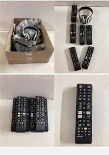 BOX OF REMOTE CONTROLS