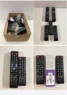 BOX OF REMOTE CONTROLS