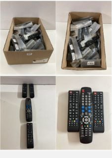 BOX OF REMOTE CONTROLS