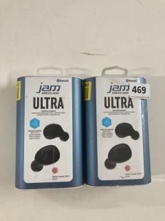 2 X JAM ULTRA BLUETOOTH EARBUDS