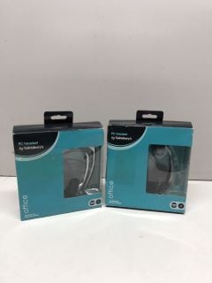 2 X PC HEADSETS