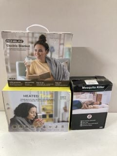 2 X HEATED THROWS/BLANKETS