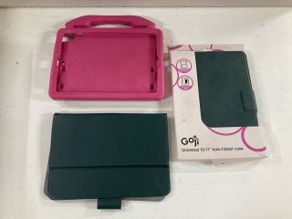 BOX OF ASSORTED TABLET CASES