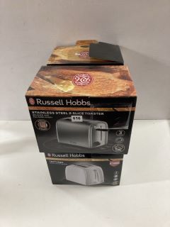 4 X TOASTERS TO INCLUDE RUSSELL HOBBS