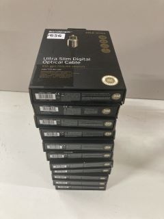 11 X SANDSTROM ULTRA SLIM DIGITAL OPTICAL CABLES