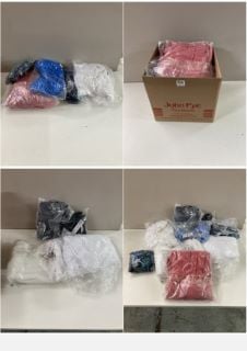 BOX OF MENS AND WOMENS UNSEALED CLOTHING