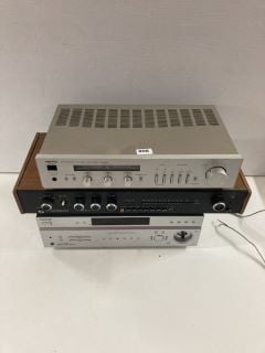 3 X VINTAGE HIFI COMPONENTS