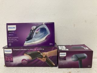 QTY OF PHILIPS GARMENT STEAMERS/IRONS