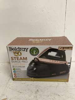 BELDRAY STEAM SURGE PRO ROSE GOLD SPECIAL EDITION XL 1.2 L WATER TANK