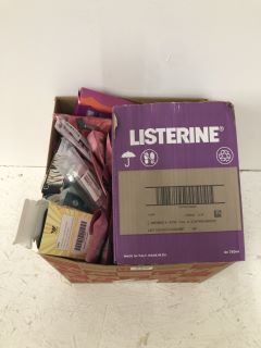 QTY OF ITEMS INC LISTERINE MOUTHWASH