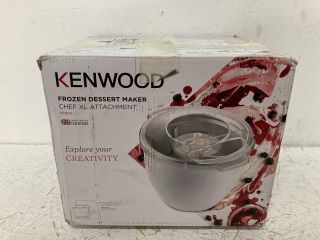 KENWOOD FROZEN DESSERT MAKER