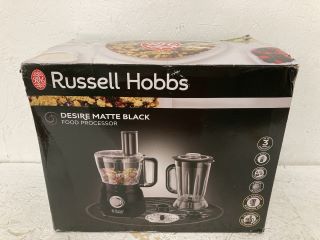 RUSSELL HOBBS DESIRE MATTE BLACK FOOD PROCESSOR