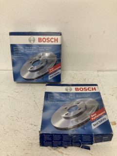 2 X BOSCH BRAKE DISCS