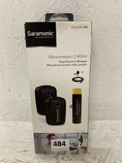 SARAMONIC SOUND.REMARKABLE BLINK 500 B6 ULTRA COMPACT 2.4GHZ DUAL-CHANNEL WIRELESS MICROPHONE SYSTEM WITH LAVALIER