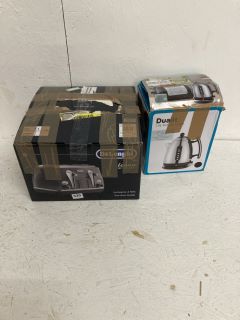 DELONGHI TOASTER AND DUALIT KETTLE