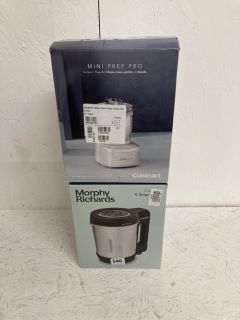 MORPHY RICHARDS SOUP MAKER + CUISINART MINI FOOD PROCESSOR