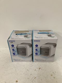 2 X HOMEDICS PERSONAL SPACE COOLERS