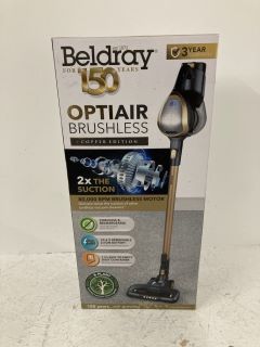 BELDRAY OPTAIR BRUSHLESS COPPER EDITION CORDLESS VACUUM CLEANER