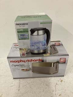 MORPHY RICHARDS TOASTER AND PROGRESS KETTLE