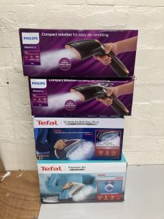 4 X GARMENT STEAMERS/IRONS INC TEFAL FREEMOVE AIR