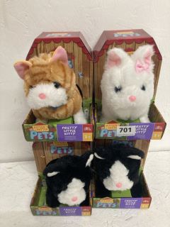 4 X PITTER PATTER PETS PRETTY LITTLE KITTY