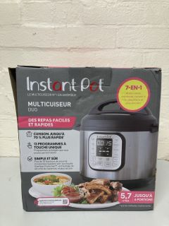 INSTANT POT DUO MULTI-USE PRESSURE COOKER