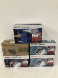 QTY OF GARMENT STEAMERS/IRONS INC TEFAL EXPRESS STEAM