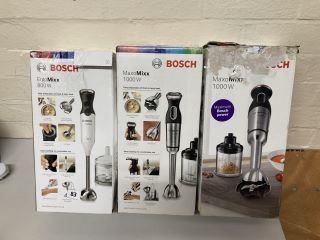 QTY OF BOSCH KITCHEN ITEMS INC MAXOMIXX 1000W