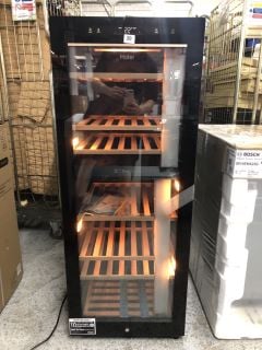 HAIER DUAL SPACE WINE COOLER MODEL : HWS77GDAU1