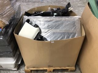 PALLET OF ITEMS TO INC KITCHEN ITEMS & TV STAND