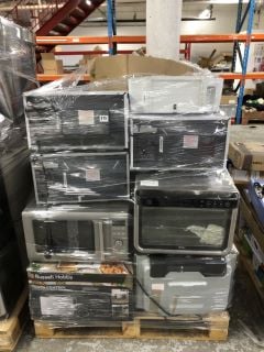 PALLET OF ITEMS TO INC HP PRINTERS & MICROWAVE OVENS