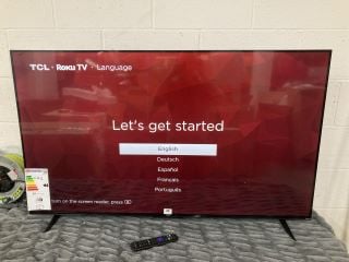 TCL 55" TV MODEL: 55RP630K (LINE ON SCREEN, WITH REMOTE, WITH STAND, WITH BOX) RRP: £249