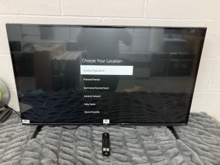 JVC 43" TV MODEL: LT-43CF330 (NO REMOTE, WITH STAND, WITH BOX) RRP: £230