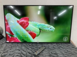 SHARP 50" TV MODEL: LC-50UI7352 (SCRATCH ON SCREEN, CASE DAMAGE, WITH REMOTE, NO STAND, NO BOX)