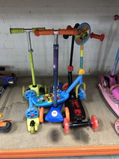 4 X KIDS SCOOTERS