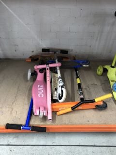 4 X KIDS SCOOTERS