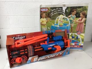 NERF GUN AND A LITTLE TIKES BATTLE SPLASH WATER TABLE