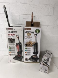 3 X BELDRAY VACUUM CLEANERS