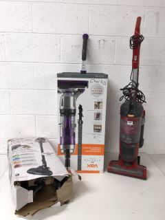 4 X UPRIGHT VACUUM CLEANERS TO INCLUDE VAX