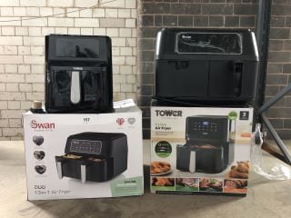 4 X AIR FRYERS TO INCLUDE SWAN