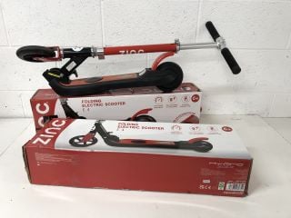 2 X ZINC ELECTRIC SCOOTERS (COLLECTION ONLY)