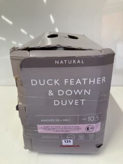 JOHN LEWIS DUCK FEATHER & DOWN DUVET - KINGSIZE 225 X 220CM TOG 10.5