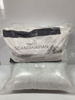 2 X PACKS OF PILLOWS INC SNUGGLEDOWN SCANDINAVIAN