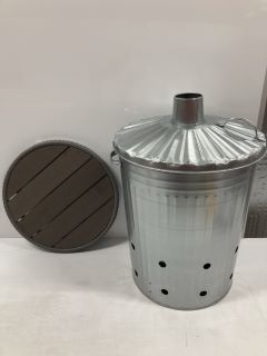 2 X ITEMS INC ALUMINIUM BIN