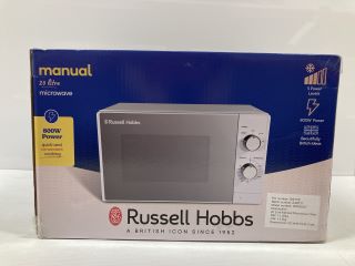 RUSSELL HOBBS 20 LITRE MANUAL MICROWAVE OVEN